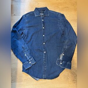 Polo Ralph Lauren Dark Blue Denim Button Down Shirt